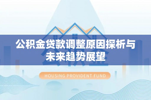 岱岳公积金贷款调整原因探析与未来趋势展望