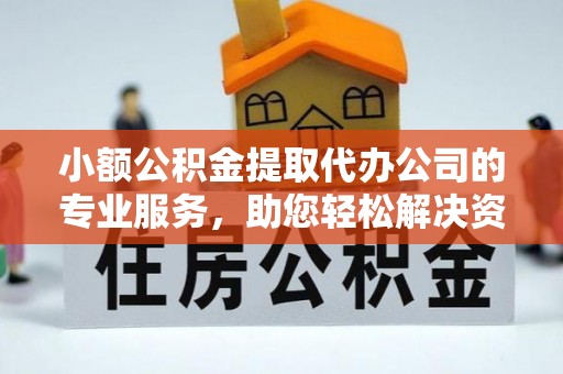 岱岳小额公积金提取代办公司的专业服务，助您轻松解决资金难题