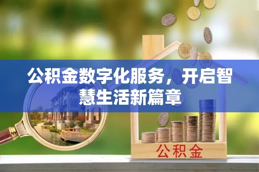 岱岳公积金数字化服务，开启智慧生活新篇章