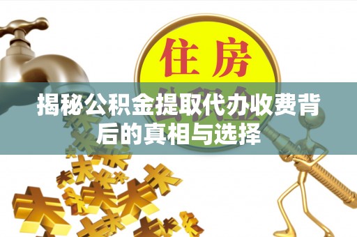 岱岳揭秘公积金提取代办收费背后的真相与选择