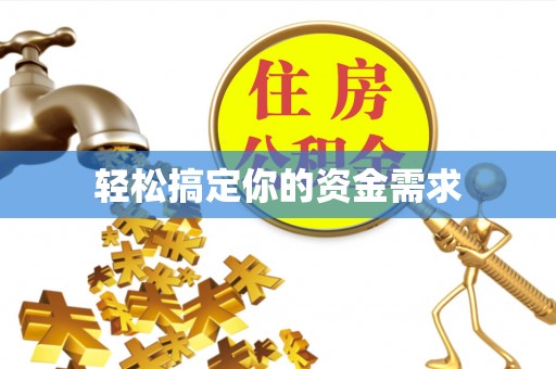 岱岳轻松搞定你的资金需求