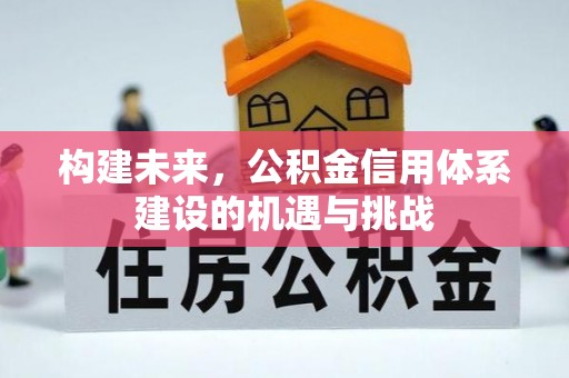 岱岳构建未来，公积金信用体系建设的机遇与挑战