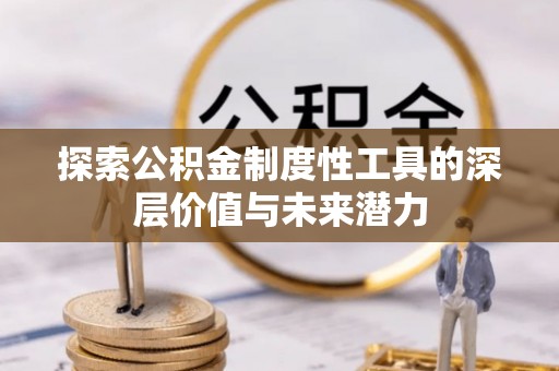 岱岳探索公积金制度性工具的深层价值与未来潜力