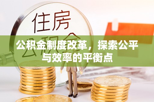 岱岳公积金制度改革，探索公平与效率的平衡点