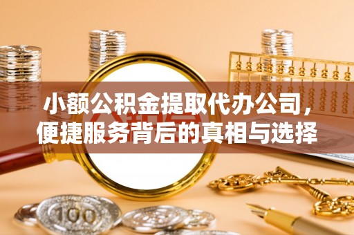 岱岳小额公积金提取代办公司，便捷服务背后的真相与选择
