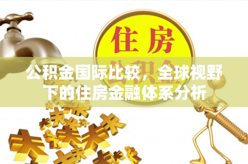 岱岳公积金国际比较，全球视野下的住房金融体系分析